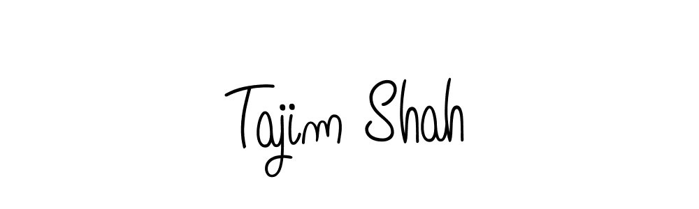 Design your own signature with our free online signature maker. With this signature software, you can create a handwritten (Angelique-Rose-font-FFP) signature for name Tajim Shah. Tajim Shah signature style 5 images and pictures png