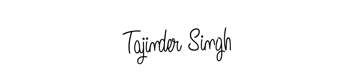 Design your own signature with our free online signature maker. With this signature software, you can create a handwritten (Angelique-Rose-font-FFP) signature for name Tajinder Singh. Tajinder Singh signature style 5 images and pictures png