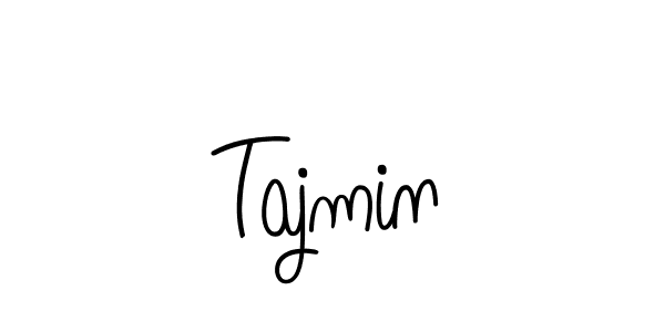 Make a beautiful signature design for name Tajmin. With this signature (Angelique-Rose-font-FFP) style, you can create a handwritten signature for free. Tajmin signature style 5 images and pictures png