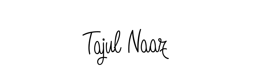 if you are searching for the best signature style for your name Tajul Naaz. so please give up your signature search. here we have designed multiple signature styles  using Angelique-Rose-font-FFP. Tajul Naaz signature style 5 images and pictures png