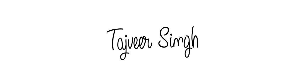 Make a beautiful signature design for name Tajveer Singh. With this signature (Angelique-Rose-font-FFP) style, you can create a handwritten signature for free. Tajveer Singh signature style 5 images and pictures png