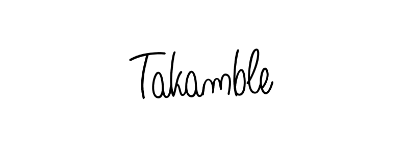 Angelique-Rose-font-FFP is a professional signature style that is perfect for those who want to add a touch of class to their signature. It is also a great choice for those who want to make their signature more unique. Get Takamble name to fancy signature for free. Takamble signature style 5 images and pictures png