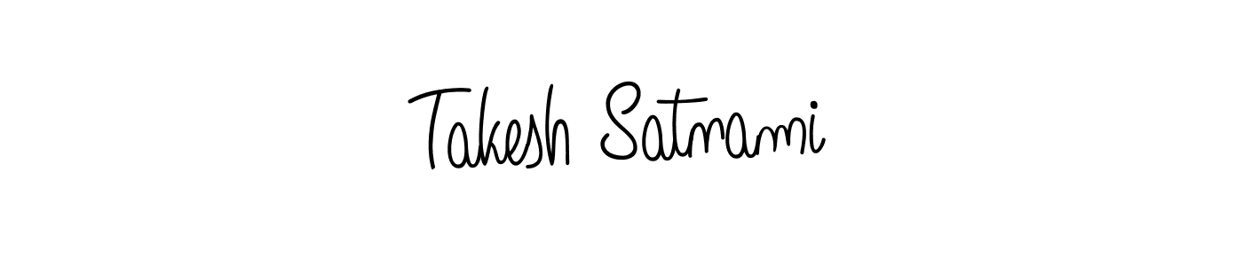 You can use this online signature creator to create a handwritten signature for the name Takesh Satnami. This is the best online autograph maker. Takesh Satnami signature style 5 images and pictures png
