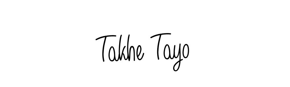 Takhe Tayo stylish signature style. Best Handwritten Sign (Angelique-Rose-font-FFP) for my name. Handwritten Signature Collection Ideas for my name Takhe Tayo. Takhe Tayo signature style 5 images and pictures png