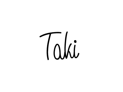 How to make Taki signature? Angelique-Rose-font-FFP is a professional autograph style. Create handwritten signature for Taki name. Taki signature style 5 images and pictures png