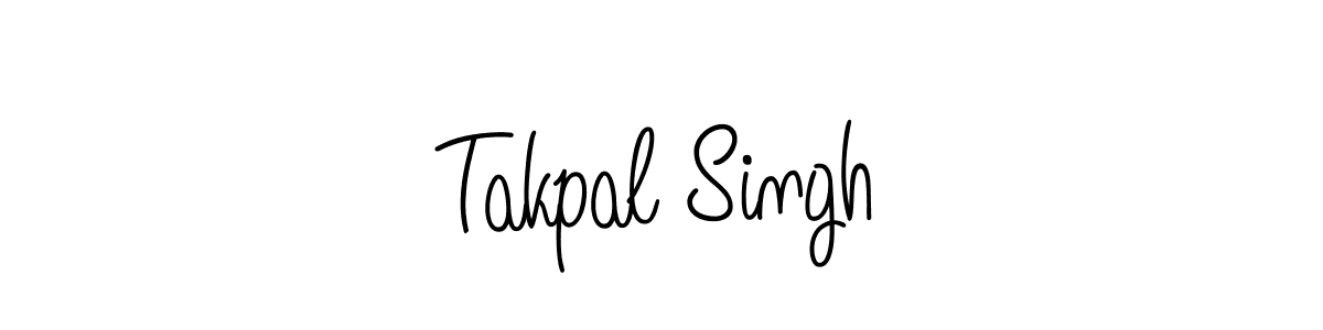 Takpal Singh stylish signature style. Best Handwritten Sign (Angelique-Rose-font-FFP) for my name. Handwritten Signature Collection Ideas for my name Takpal Singh. Takpal Singh signature style 5 images and pictures png