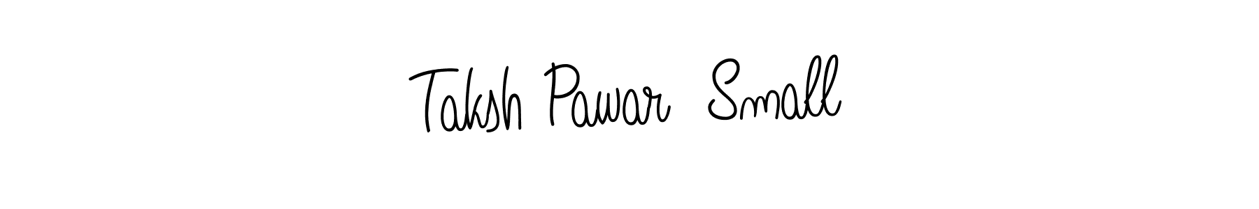 Make a beautiful signature design for name Taksh Pawar  Small. With this signature (Angelique-Rose-font-FFP) style, you can create a handwritten signature for free. Taksh Pawar  Small signature style 5 images and pictures png