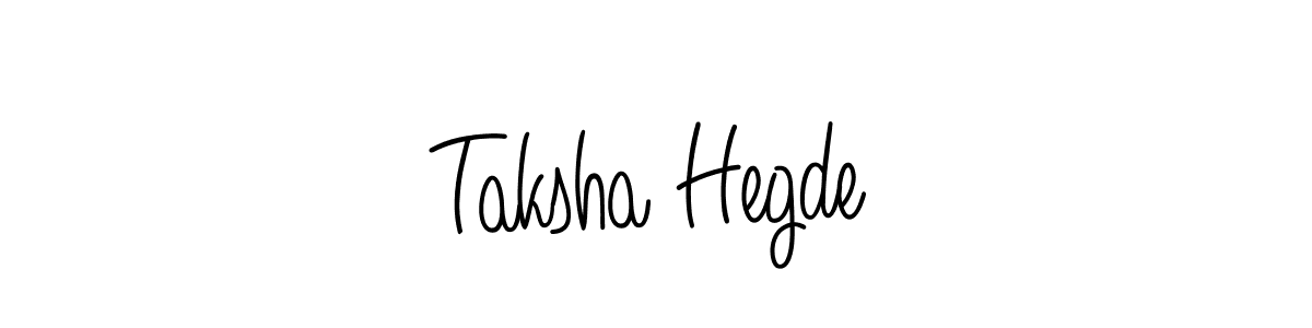 Check out images of Autograph of Taksha Hegde name. Actor Taksha Hegde Signature Style. Angelique-Rose-font-FFP is a professional sign style online. Taksha Hegde signature style 5 images and pictures png