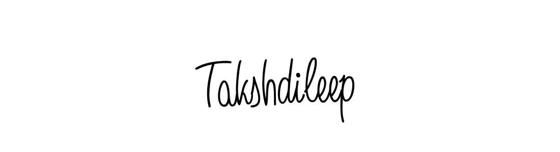 Make a beautiful signature design for name Takshdileep. With this signature (Angelique-Rose-font-FFP) style, you can create a handwritten signature for free. Takshdileep signature style 5 images and pictures png