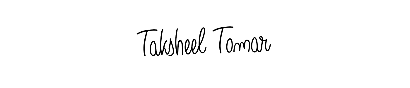How to make Taksheel Tomar signature? Angelique-Rose-font-FFP is a professional autograph style. Create handwritten signature for Taksheel Tomar name. Taksheel Tomar signature style 5 images and pictures png