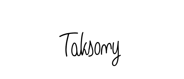 Make a short Taksony signature style. Manage your documents anywhere anytime using Angelique-Rose-font-FFP. Create and add eSignatures, submit forms, share and send files easily. Taksony signature style 5 images and pictures png