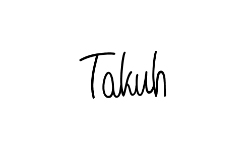 Create a beautiful signature design for name Takuh. With this signature (Angelique-Rose-font-FFP) fonts, you can make a handwritten signature for free. Takuh signature style 5 images and pictures png