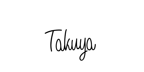 The best way (Angelique-Rose-font-FFP) to make a short signature is to pick only two or three words in your name. The name Takuya include a total of six letters. For converting this name. Takuya signature style 5 images and pictures png