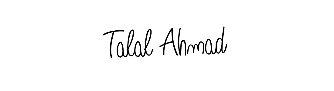 Make a beautiful signature design for name Talal Ahmad. Use this online signature maker to create a handwritten signature for free. Talal Ahmad signature style 5 images and pictures png