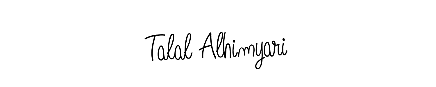 Use a signature maker to create a handwritten signature online. With this signature software, you can design (Angelique-Rose-font-FFP) your own signature for name Talal Alhimyari. Talal Alhimyari signature style 5 images and pictures png