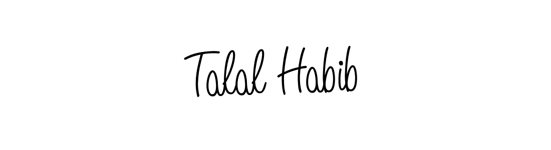You can use this online signature creator to create a handwritten signature for the name Talal Habib. This is the best online autograph maker. Talal Habib signature style 5 images and pictures png