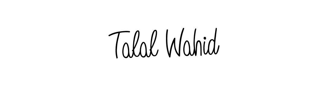 Once you've used our free online signature maker to create your best signature Angelique-Rose-font-FFP style, it's time to enjoy all of the benefits that Talal Wahid name signing documents. Talal Wahid signature style 5 images and pictures png