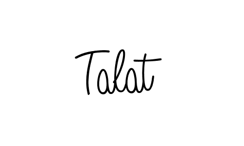 Use a signature maker to create a handwritten signature online. With this signature software, you can design (Angelique-Rose-font-FFP) your own signature for name Talat. Talat signature style 5 images and pictures png