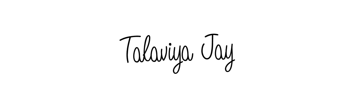 Here are the top 10 professional signature styles for the name Talaviya Jay. These are the best autograph styles you can use for your name. Talaviya Jay signature style 5 images and pictures png