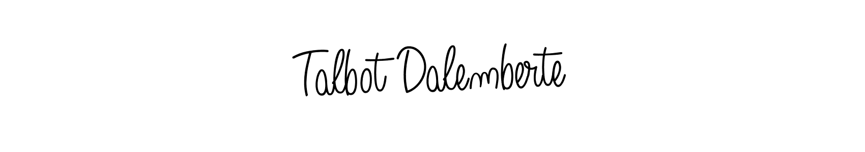 How to Draw Talbot Dalemberte signature style? Angelique-Rose-font-FFP is a latest design signature styles for name Talbot Dalemberte. Talbot Dalemberte signature style 5 images and pictures png