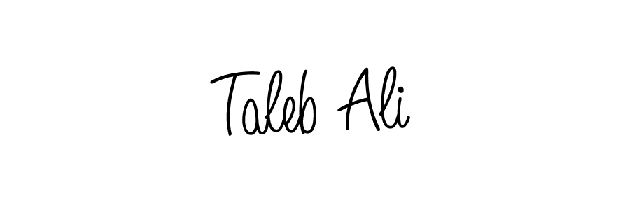 Best and Professional Signature Style for Taleb Ali. Angelique-Rose-font-FFP Best Signature Style Collection. Taleb Ali signature style 5 images and pictures png