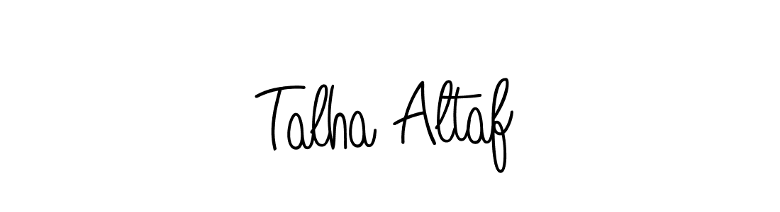 How to make Talha Altaf name signature. Use Angelique-Rose-font-FFP style for creating short signs online. This is the latest handwritten sign. Talha Altaf signature style 5 images and pictures png