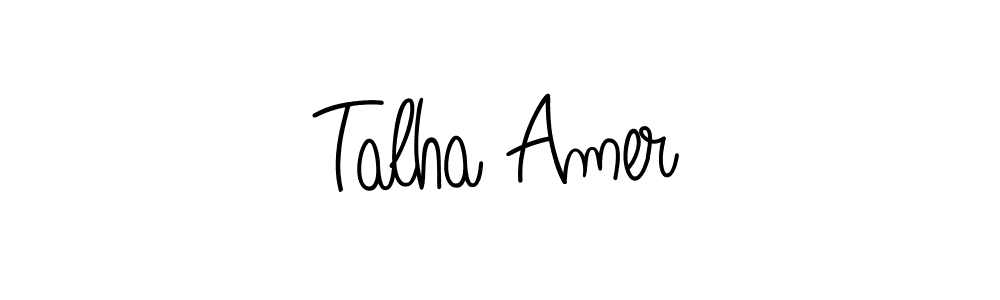 You can use this online signature creator to create a handwritten signature for the name Talha Amer. This is the best online autograph maker. Talha Amer signature style 5 images and pictures png