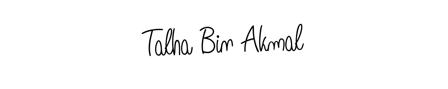 Also You can easily find your signature by using the search form. We will create Talha Bin Akmal name handwritten signature images for you free of cost using Angelique-Rose-font-FFP sign style. Talha Bin Akmal signature style 5 images and pictures png