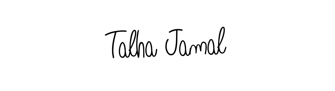 if you are searching for the best signature style for your name Talha Jamal. so please give up your signature search. here we have designed multiple signature styles  using Angelique-Rose-font-FFP. Talha Jamal signature style 5 images and pictures png