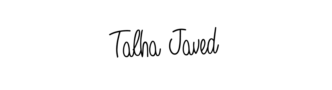 Create a beautiful signature design for name Talha Javed. With this signature (Angelique-Rose-font-FFP) fonts, you can make a handwritten signature for free. Talha Javed signature style 5 images and pictures png