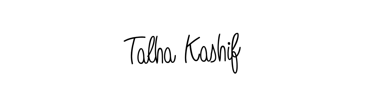 How to make Talha Kashif name signature. Use Angelique-Rose-font-FFP style for creating short signs online. This is the latest handwritten sign. Talha Kashif signature style 5 images and pictures png