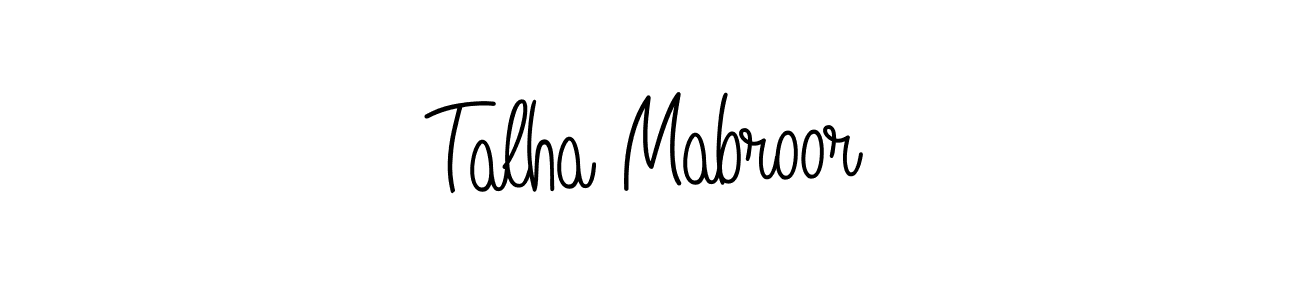 Angelique-Rose-font-FFP is a professional signature style that is perfect for those who want to add a touch of class to their signature. It is also a great choice for those who want to make their signature more unique. Get Talha Mabroor name to fancy signature for free. Talha Mabroor signature style 5 images and pictures png