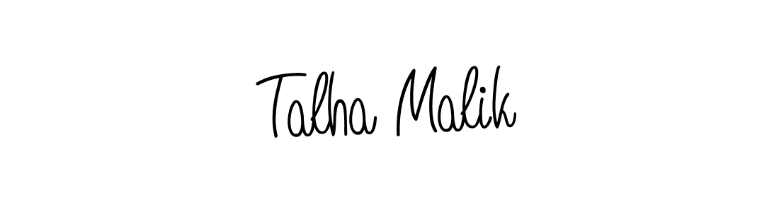 How to make Talha Malik signature? Angelique-Rose-font-FFP is a professional autograph style. Create handwritten signature for Talha Malik name. Talha Malik signature style 5 images and pictures png