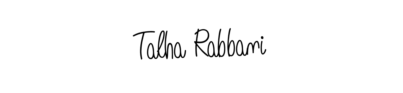 How to make Talha Rabbani signature? Angelique-Rose-font-FFP is a professional autograph style. Create handwritten signature for Talha Rabbani name. Talha Rabbani signature style 5 images and pictures png