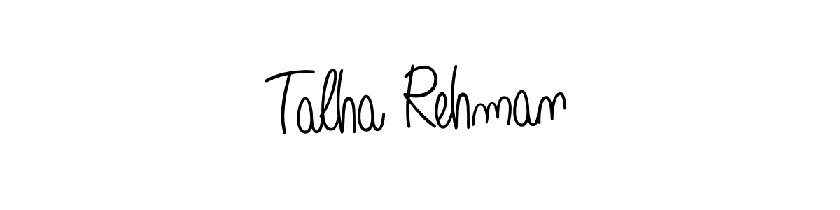 Make a beautiful signature design for name Talha Rehman. Use this online signature maker to create a handwritten signature for free. Talha Rehman signature style 5 images and pictures png