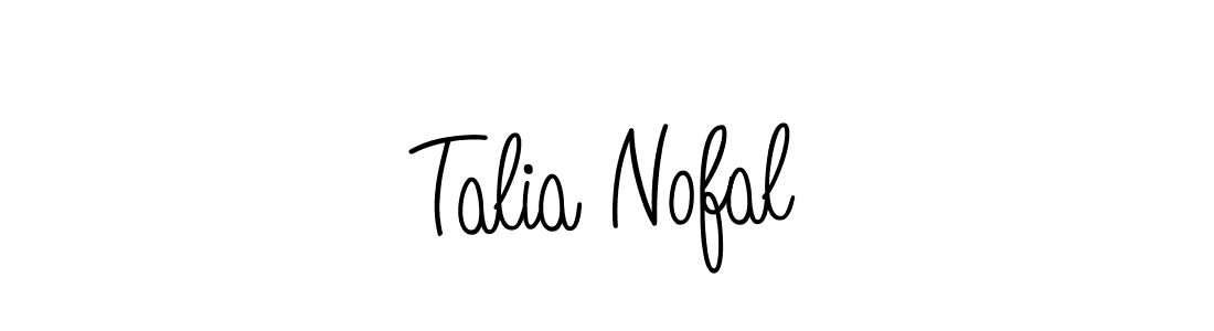 if you are searching for the best signature style for your name Talia Nofal. so please give up your signature search. here we have designed multiple signature styles  using Angelique-Rose-font-FFP. Talia Nofal signature style 5 images and pictures png