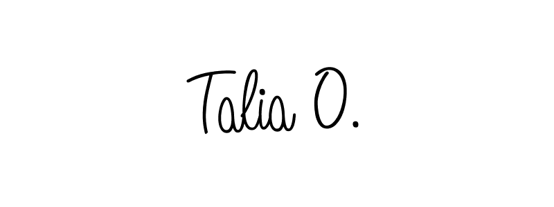 Once you've used our free online signature maker to create your best signature Angelique-Rose-font-FFP style, it's time to enjoy all of the benefits that Talia O. name signing documents. Talia O. signature style 5 images and pictures png