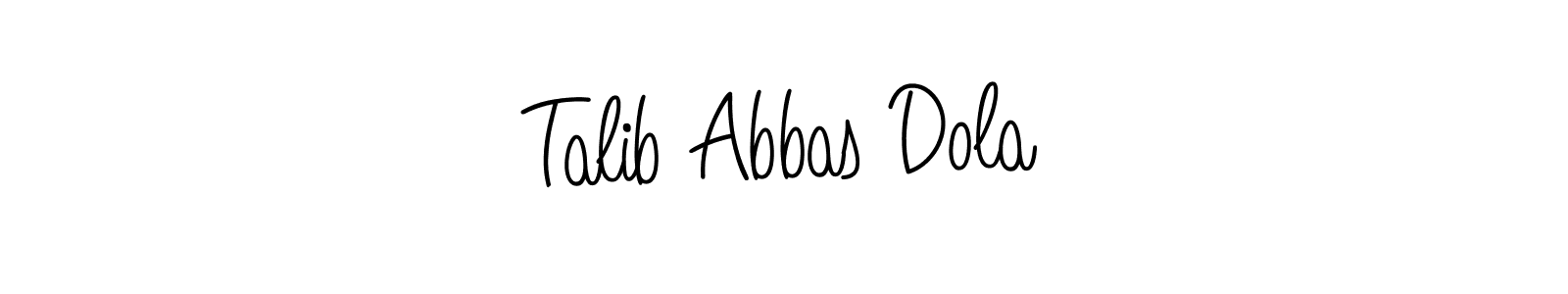 Similarly Angelique-Rose-font-FFP is the best handwritten signature design. Signature creator online .You can use it as an online autograph creator for name Talib Abbas Dola. Talib Abbas Dola signature style 5 images and pictures png