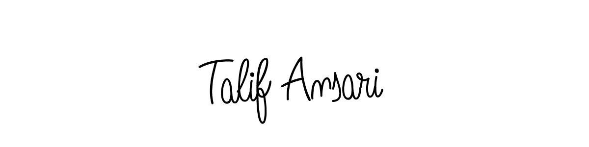 if you are searching for the best signature style for your name Talif Ansari. so please give up your signature search. here we have designed multiple signature styles  using Angelique-Rose-font-FFP. Talif Ansari signature style 5 images and pictures png
