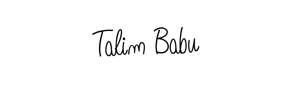 This is the best signature style for the Talim Babu name. Also you like these signature font (Angelique-Rose-font-FFP). Mix name signature. Talim Babu signature style 5 images and pictures png