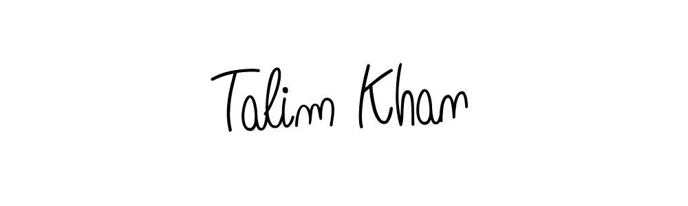 Make a beautiful signature design for name Talim Khan. Use this online signature maker to create a handwritten signature for free. Talim Khan signature style 5 images and pictures png