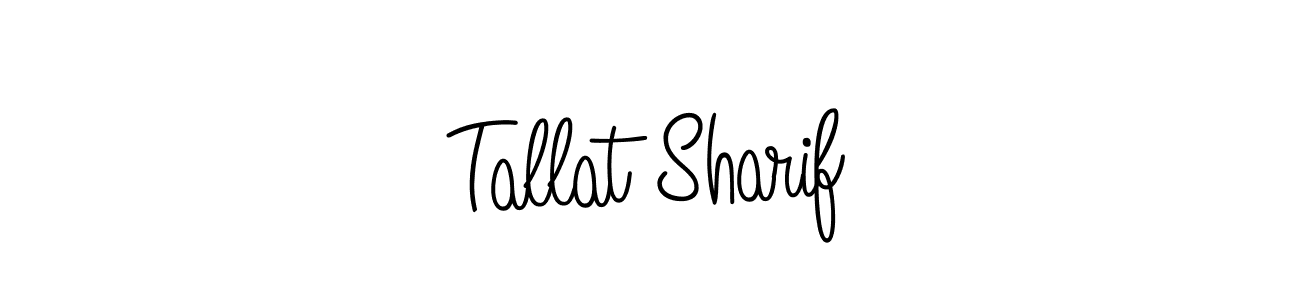 Create a beautiful signature design for name Tallat Sharif. With this signature (Angelique-Rose-font-FFP) fonts, you can make a handwritten signature for free. Tallat Sharif signature style 5 images and pictures png