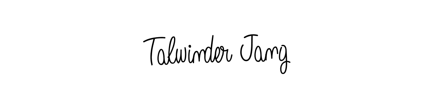 Angelique-Rose-font-FFP is a professional signature style that is perfect for those who want to add a touch of class to their signature. It is also a great choice for those who want to make their signature more unique. Get Talwinder Jang name to fancy signature for free. Talwinder Jang signature style 5 images and pictures png