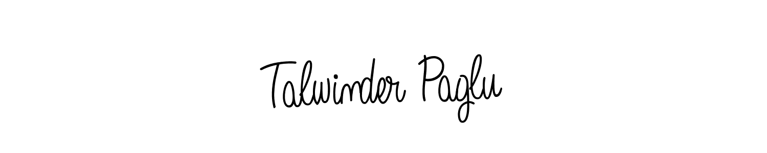 It looks lik you need a new signature style for name Talwinder Paglu. Design unique handwritten (Angelique-Rose-font-FFP) signature with our free signature maker in just a few clicks. Talwinder Paglu signature style 5 images and pictures png