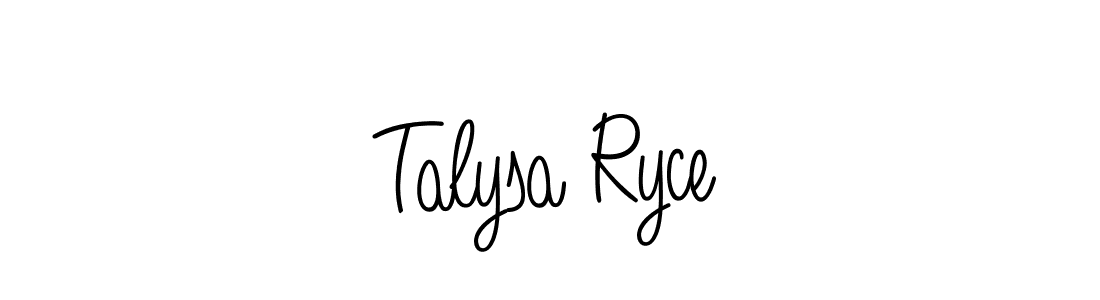 Here are the top 10 professional signature styles for the name Talysa Ryce. These are the best autograph styles you can use for your name. Talysa Ryce signature style 5 images and pictures png