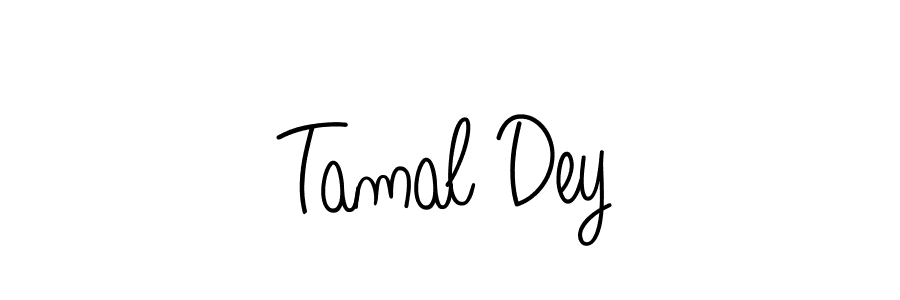 Make a beautiful signature design for name Tamal Dey. With this signature (Angelique-Rose-font-FFP) style, you can create a handwritten signature for free. Tamal Dey signature style 5 images and pictures png