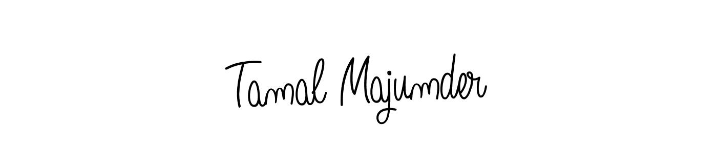 This is the best signature style for the Tamal Majumder name. Also you like these signature font (Angelique-Rose-font-FFP). Mix name signature. Tamal Majumder signature style 5 images and pictures png