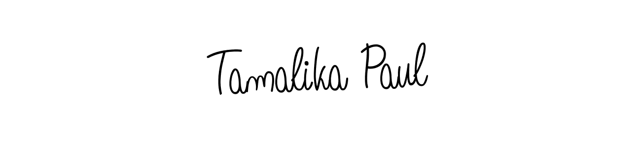 Once you've used our free online signature maker to create your best signature Angelique-Rose-font-FFP style, it's time to enjoy all of the benefits that Tamalika Paul name signing documents. Tamalika Paul signature style 5 images and pictures png