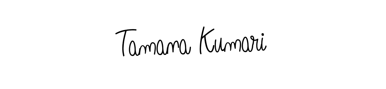 Make a beautiful signature design for name Tamana Kumari. Use this online signature maker to create a handwritten signature for free. Tamana Kumari signature style 5 images and pictures png