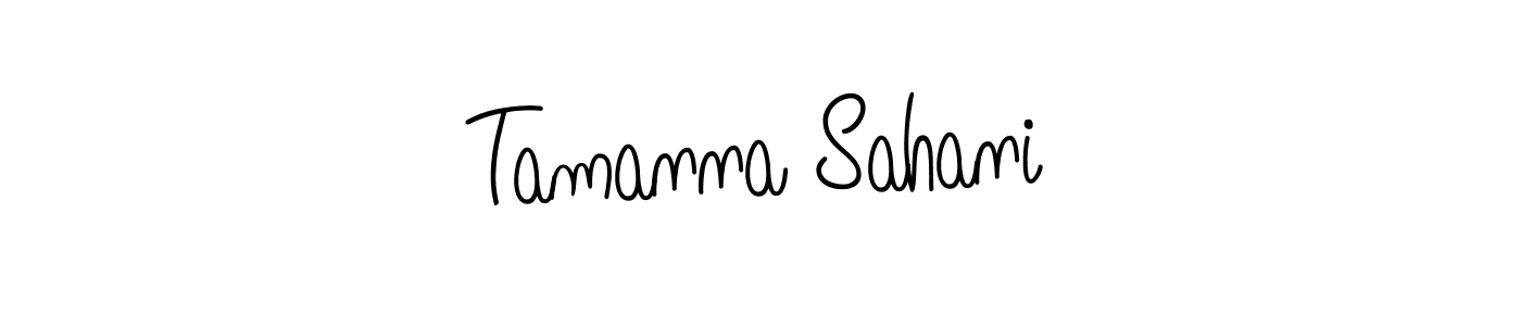 You can use this online signature creator to create a handwritten signature for the name Tamanna Sahani. This is the best online autograph maker. Tamanna Sahani signature style 5 images and pictures png
